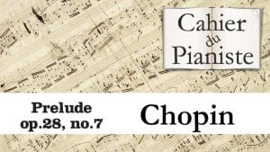 Chopin - Prelude op 28 - n° 7