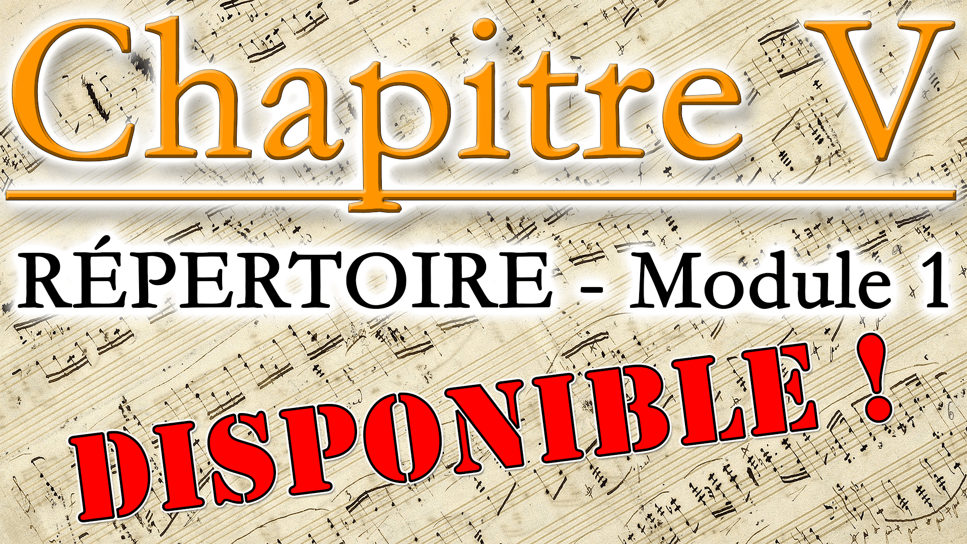 Chapitre V - Module 1 - Répertoire