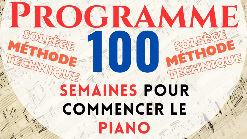 100 semaines pour commencer le piano