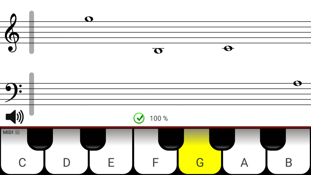 Test appli solfège Note Teacher