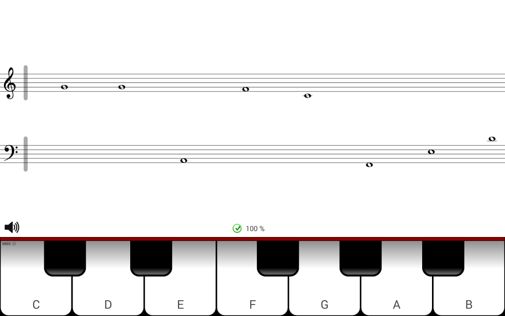 Test appli solfège Note Teacher