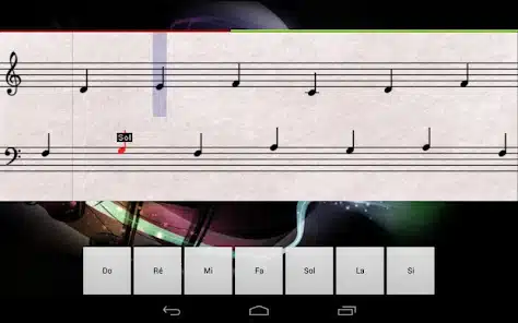 Test appli solfège Solfaread